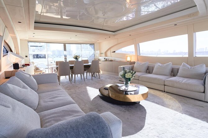 108 ft Neoprene Overmarine Yacht - Leaving from the Cabo San Lucas marina