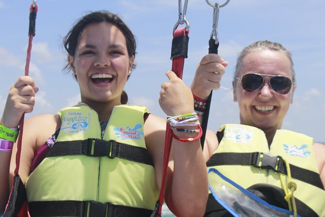 2 in 1 Parasailing and Jet Sky Tour in Cancun - What the order of activities means