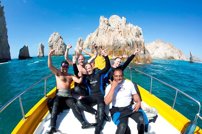 2-Tank Scuba Dive in Cabo San Lucas Reserve for Certified Divers - A short ride to Cabo’s underwater cliffs