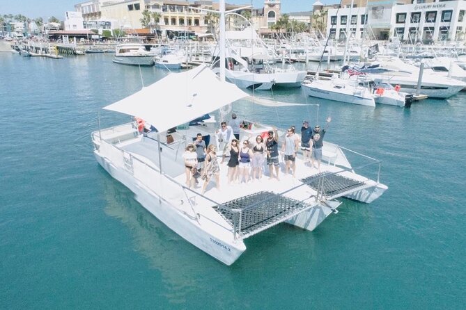 3 hour Snorkeling and Catamaran in Cabo San Lucas - Boat size, comfort, and what to expect onboard
