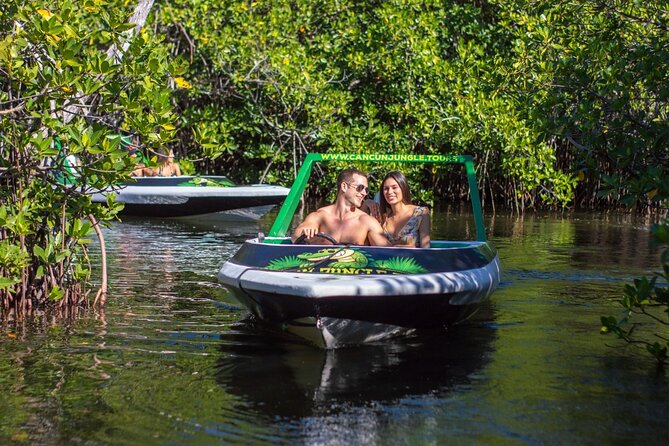 3 in 1 Jungle Speedboat and Snorkeling in Cancun - From Marina Chac Chi to the open bay