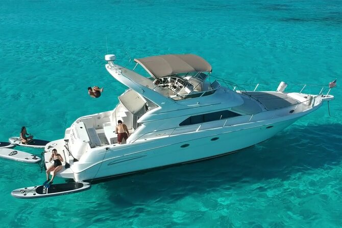 4 Hour - 51' Sea Ray, Tulum, Playa del Carmen, Riviera Maya - A private yacht day with room to set the mood