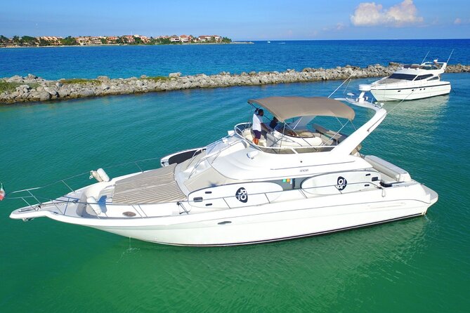 4 Hour - 51' Sea Ray, Tulum, Playa del Carmen, Riviera Maya - Snorkeling, swimming, and paddleboards