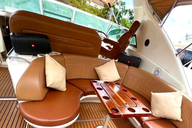 4 hours - Private 48ft Yacht all inclusive in Tulum and Playa del Carmen - What the $1,299 group price really buys