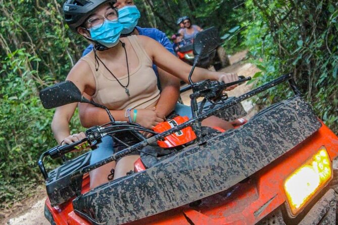 Adrenaline Tour with ATV, Ziplines and Cenote from Cancun - Mexican snacks, food, and tequila tasting