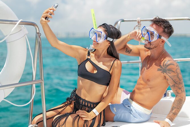 All Inclusive Isla Mujeres Catamaran - Snorkeling at El Meco Reef