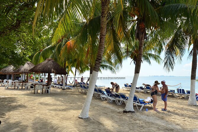 All-Inclusive Isla Mujeres Catamaran with Free Transportation - El Meco Reef: a short snorkeling stop with underwater sculptures