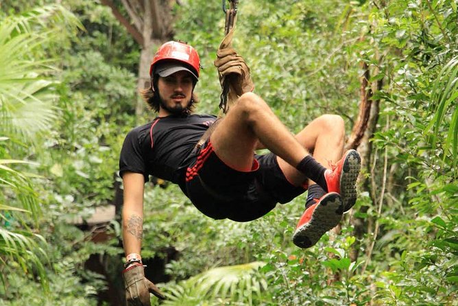 ATV Adventure Combo with Snorkeling, Ziplines, Cenote, and Lunch - ATV riding on the jungle course