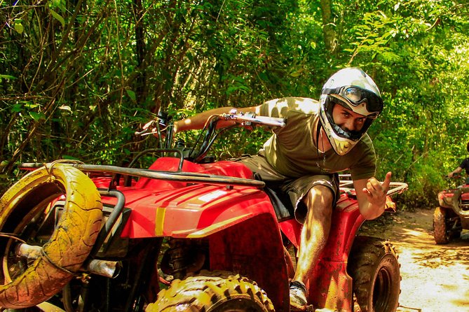 ATV Adventure, Interactive Bridges, Ziplines, Cenote and Lunch - From Cancun hotels to the jungle park