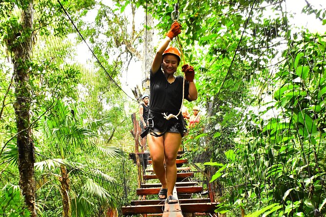 ATV Adventure, Interactive Bridges, Ziplines, Cenote and Lunch - The Honda 220cc ATV through Maya jungle