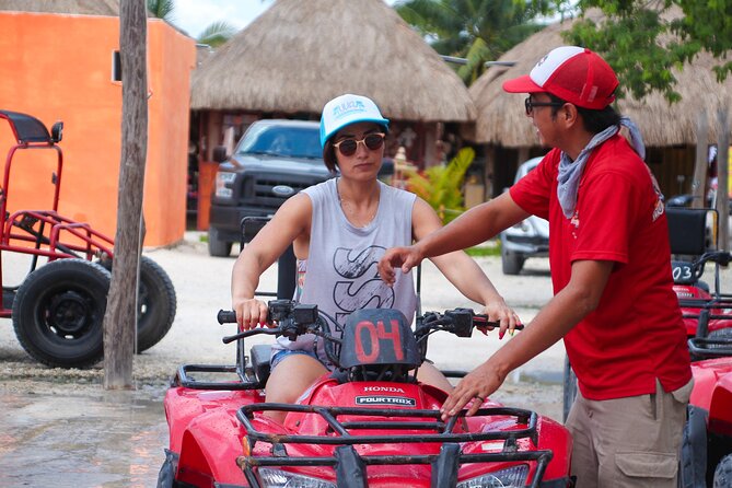 ATV and Clear Boat Ride Full Experience in Cozumel - Clear boat views and snorkeling near the shipwreck