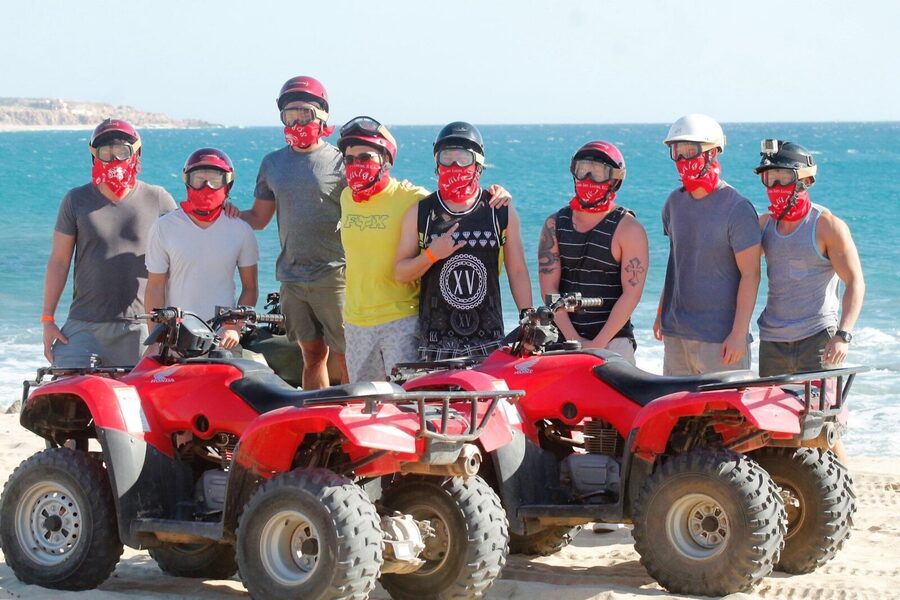 ATV, Beach and Desert Adventure with Tequila Tasting - Tequila tasting at the palapa