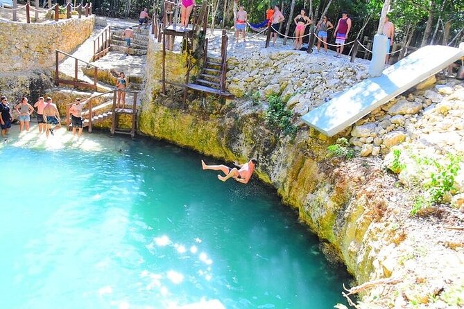 ATV Circuit in Cancun, Horseback Riding, Zip Lines, Cenote, lunch - Zip lines, a bridge, and the spider web