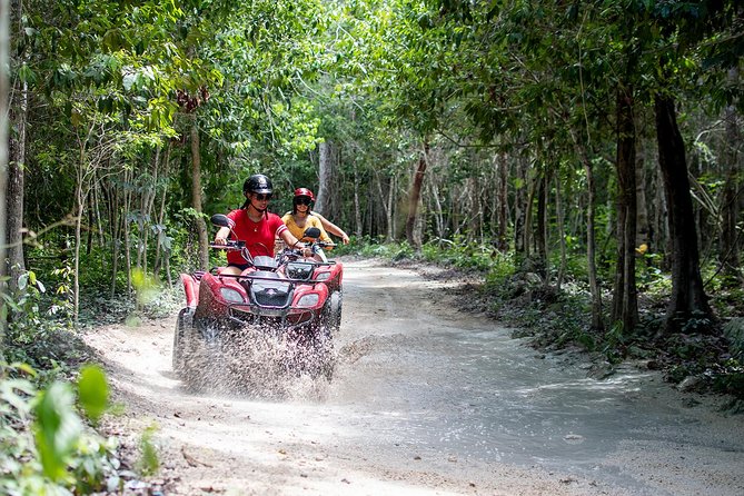 ATV Mud Kicking and Snorkeling by Boat in Cozumel - The ATV ride and the cenote stop