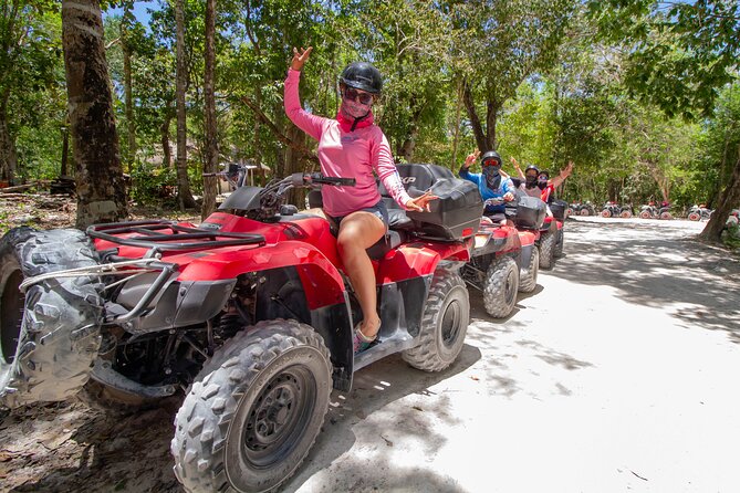 ATV to Jade Cavern, Mud Trails, Snorkel and Lunch with Open Bar - Riding the 90-minute mud trails