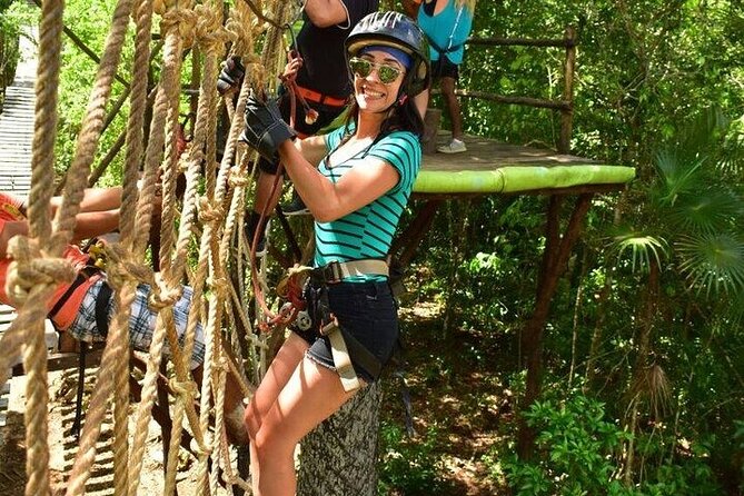 ATV Tour, Zip Lines, Horseback Riding, Cenote and Tequila Tasting - Horseback riding through the trees