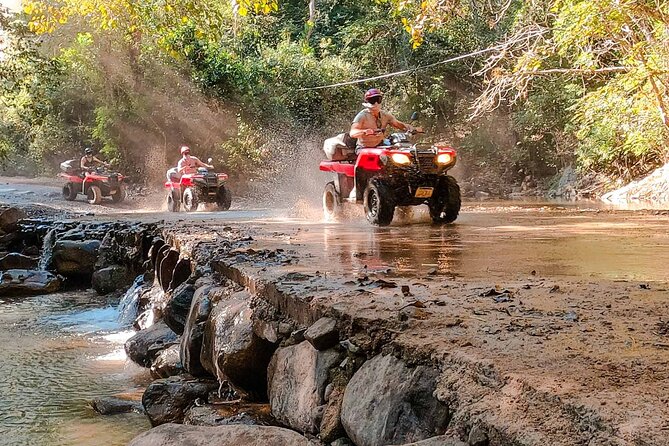 ATV-Zip Line Combo Adventure Tour from Puerto Vallarta - The mule ride back up the canyon