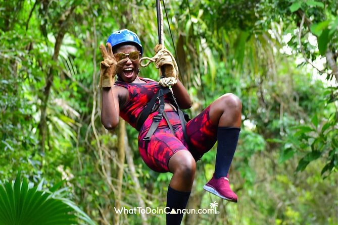 ATV, Ziplining & Cenote Tour, Transportation & Tequila Tasting - Cenote Verde Lucero and the freshwater plunge