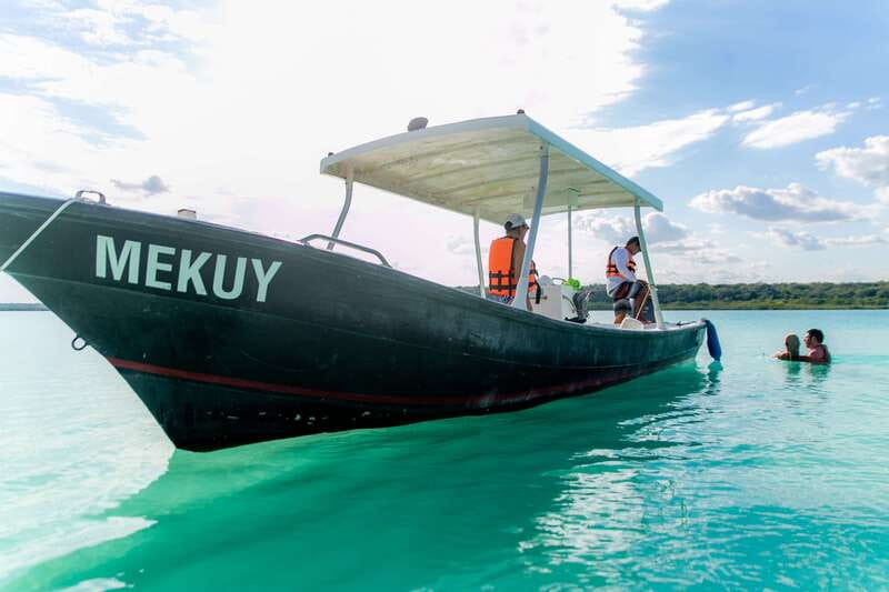 Bacalar: 3 Hour Boat Trip with Swimming & Drinks - Crossing Cenote Esmeralda and Cenote Cocalitos