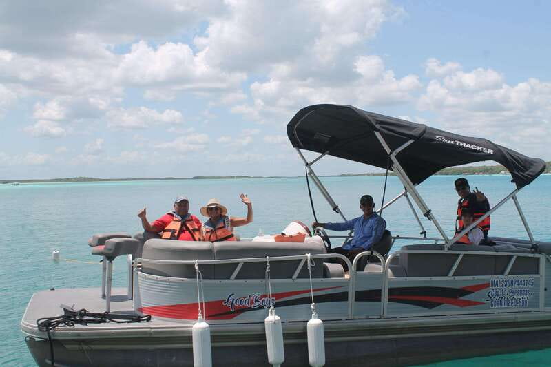 Bacalar: Lake of Seven Colors Pontoon Tour with Fruit - Pirate Channel and the Lagoon’s Human Story