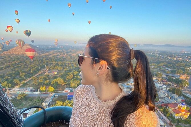 Balloon flight + pick up in CDMX + Breakfast in Cave + Pyramids - Agave, obsidian, and the sales stop