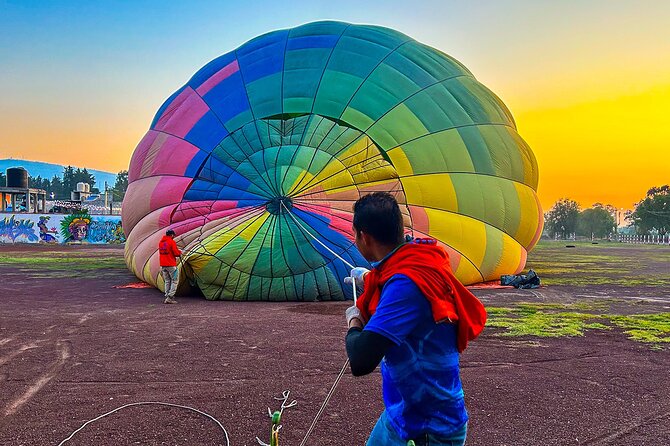 Balloon Flight with Teotihuacan & Guadalupe Shrine Full day Tour - Breakfast at Rancho Azteca
