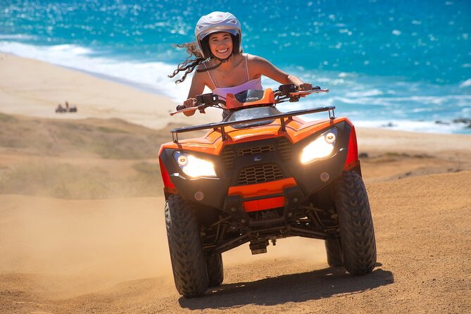 Beach ATV, Free Camel Ride, and Sky Bike Combo - Getting from Cabo to Cactus Park