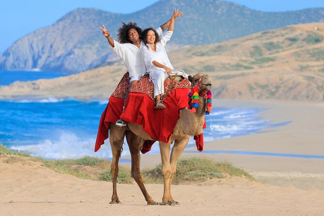 Beach CAN-AM SXS X3 and Camel Ride in Cabo - Group size, transport, and timing