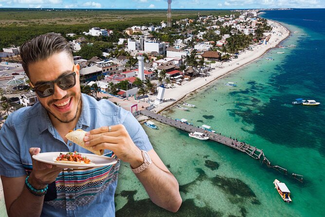 Beachside Tacos & Town Tour with Tequila Tasting From Cancun - Artisanal ice cream at Panna e Cioccolato