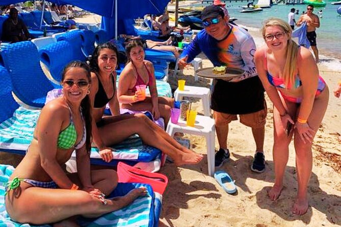 Best Cozumel Day Pass San Francisco Beach Club - The beach, chairs, and umbrellas