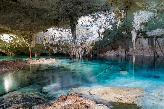 Bestseller! Tulum Private Tour with Turtles and Cenote Snorkeling - Snorkeling with turtles at Akumal Beach