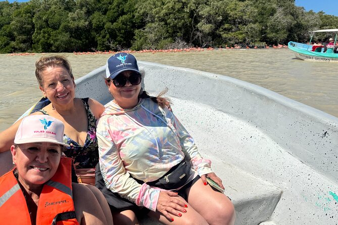 Boat tour through the mangroves of Celestún and Playa from Merida - The mangrove tunnel and Mayan clay bath