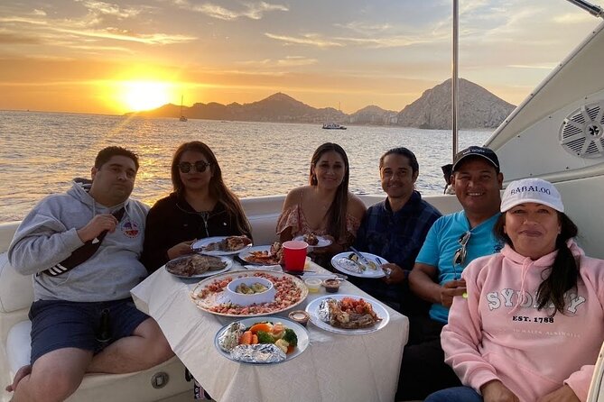 Cabo Arch Sunset Yacht Tour - Dinner & Drinks — Up to 18 Guests - Sunset timing and the seasonal schedule