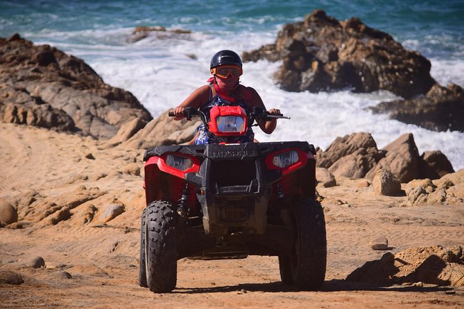 Cabo Migrino Beach and Desert ATV Tour plus Tequila Tasting - From Cabo hotels to the Migrino trailhead
