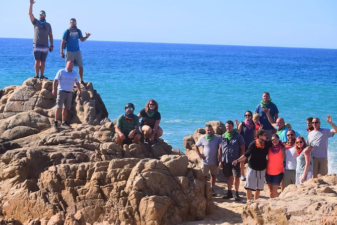 Cabo Migrino Beach and Desert ATV Tour plus Tequila Tasting - The first miles through desert and dry riverbeds