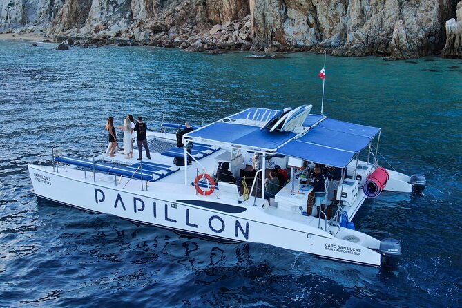 Cabo San Lucas All-Inclusive Private Catamaran Snorkeling Cruise - Lunch is simple, fresh, and suited to a boat