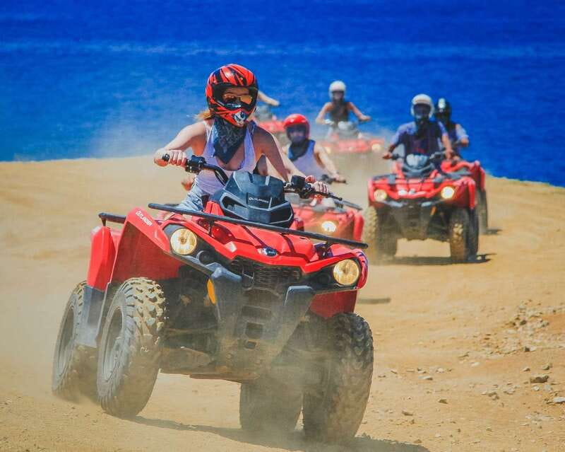 Cabo San Lucas: Beach & Desert ATV Tour with Tequila Tasting - The first miles: sandy riverbeds and desert tracks