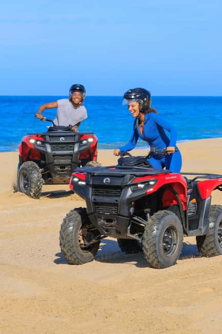 Cabo San Lucas: Beach & Desert ATV Tour with Tequila Tasting - Tequila tasting after the dust settles