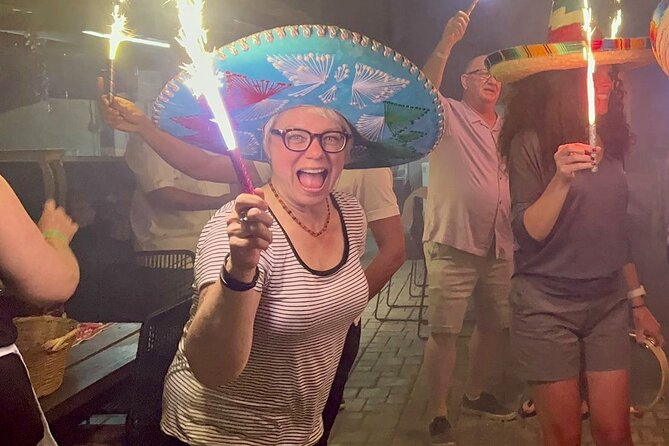 Cabo San Lucas Taco Fiesta: Cooking, Dancing and Mixology Class - Pressing tortillas and building the taco feast