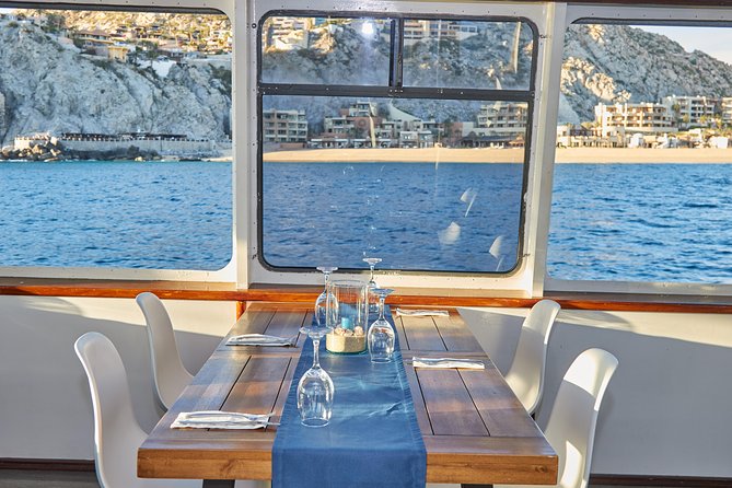 Cabo Sunset Dinner Cruise with Live Music & Open Bar on Cabo Wave - Setting out from Cabo Marina at 5 pm
