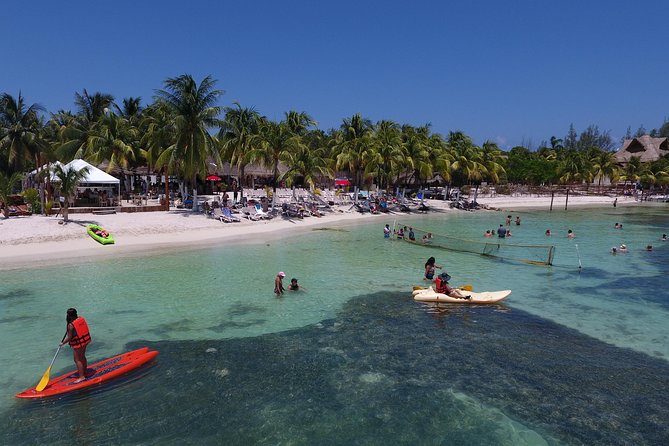 Cancun Adults Only Party Cruise to Isla Mujeres with Open Bar - Downtown Isla Mujeres and the optional golf-cart question
