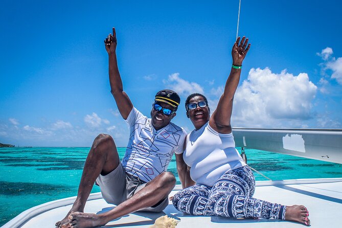 Cancun All Inclusive Catamaran Tour to Isla Mujeres - Guided snorkeling at a Cancun-area reef