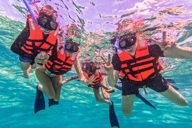 Cancun All Inclusive Catamaran Tour to Isla Mujeres - The optional spinnaker ride and other activities