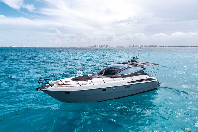 Cancun All Inclusive: Coast & Fun 9h on 50' Cranchi - Paddleboards, inflatables, and time to slow down
