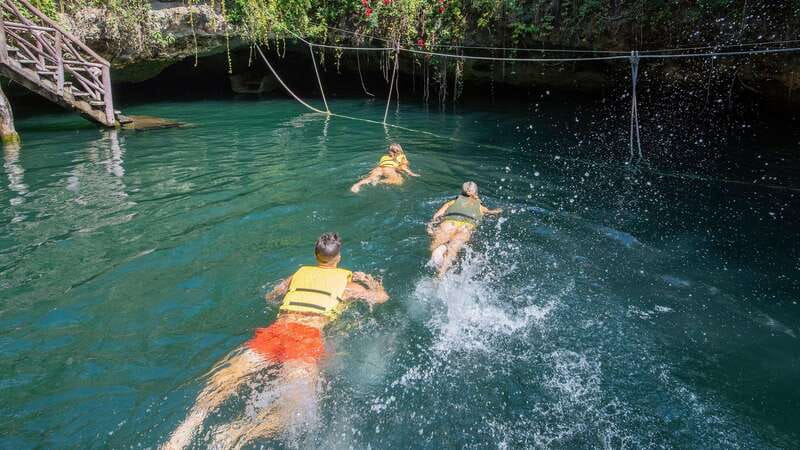 Cancun: ATV, Ziplines and Cenote Adventure in the Jungle - Six ziplines and the first burst of adrenaline