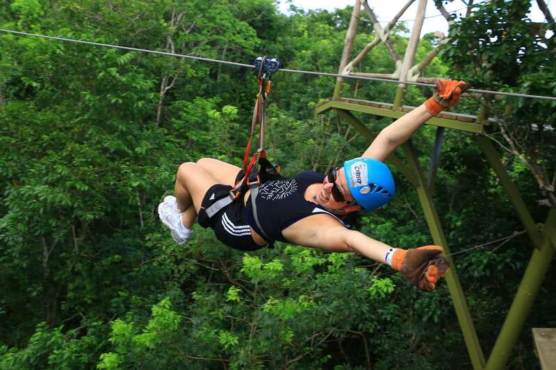 Cancun: ATV, Ziplines and Cenote Adventure in the Jungle - Cooling off in the cenote