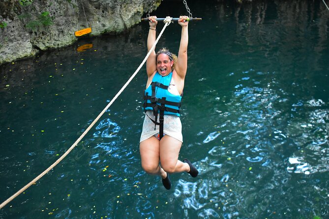 Cancun Best ATV Tour, Ziplines and Cenote Swim with Lunch - A brief, refreshing cenote swim