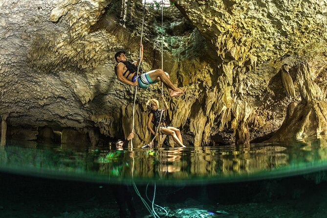 Cancun Cenote Tour: Snorkeling, Rappelling and Ziplining - Transport, group size, and the real time commitment