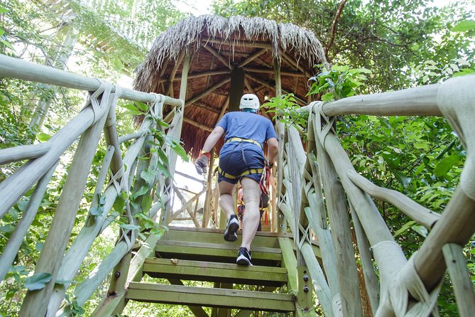 Cancun Extreme Zipline Canopy Tour - Ten or more ziplines through the trees