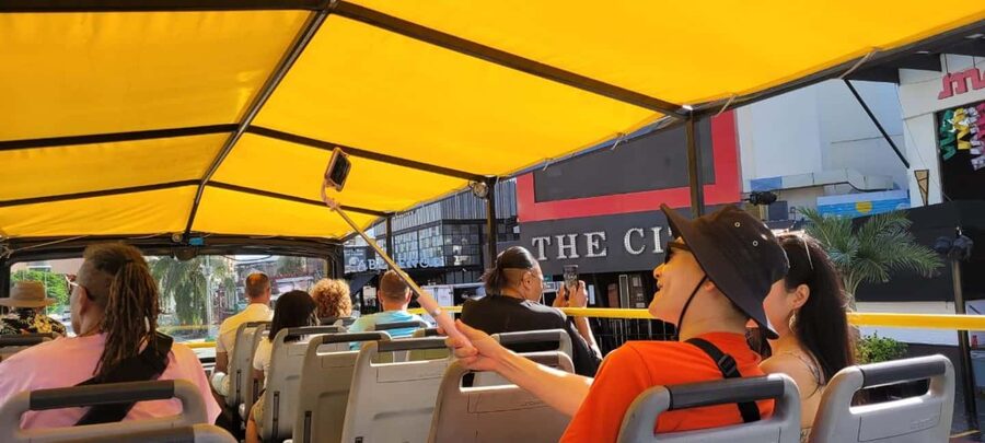 Cancun: Guided City Tour with Shopping by Double Decker Bus - Plaza La Fiesta and the tequila stop
